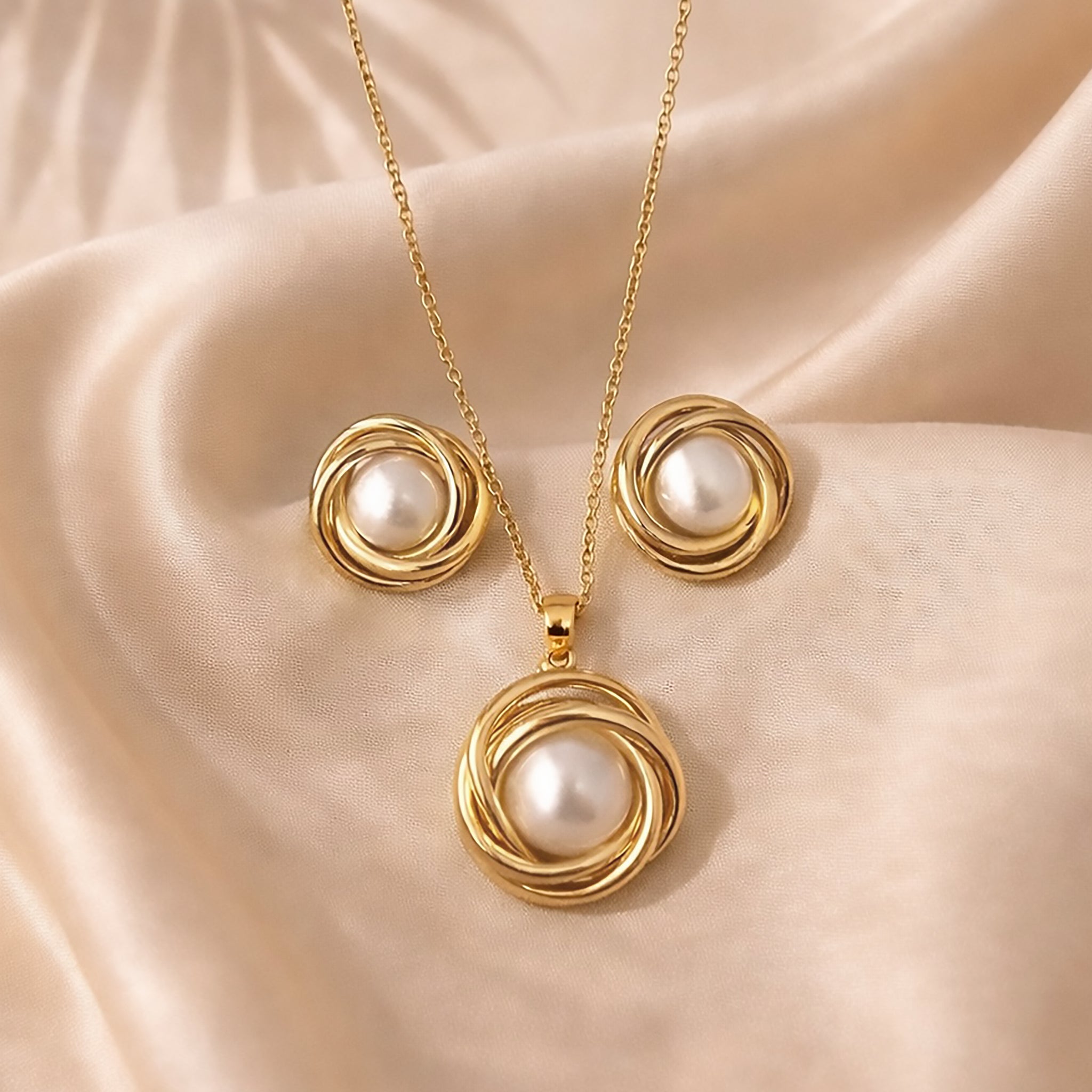 Golden Pearl Aura Set