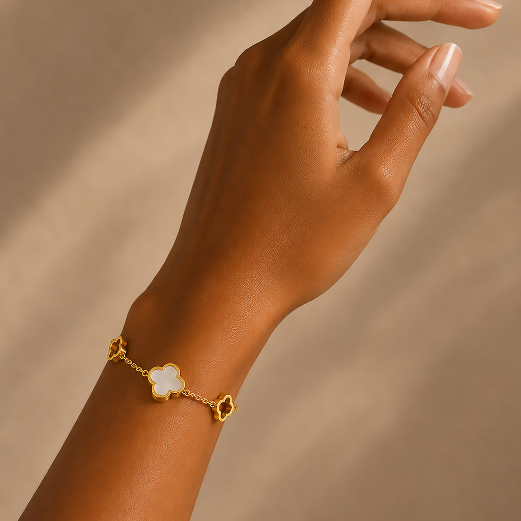 White Clover Bracelet