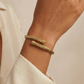 Twisted Rope Cuff Bracelet