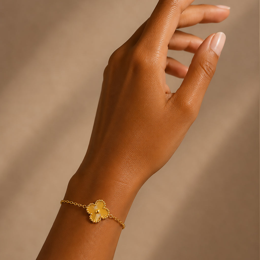 Golden Clover Bracelet