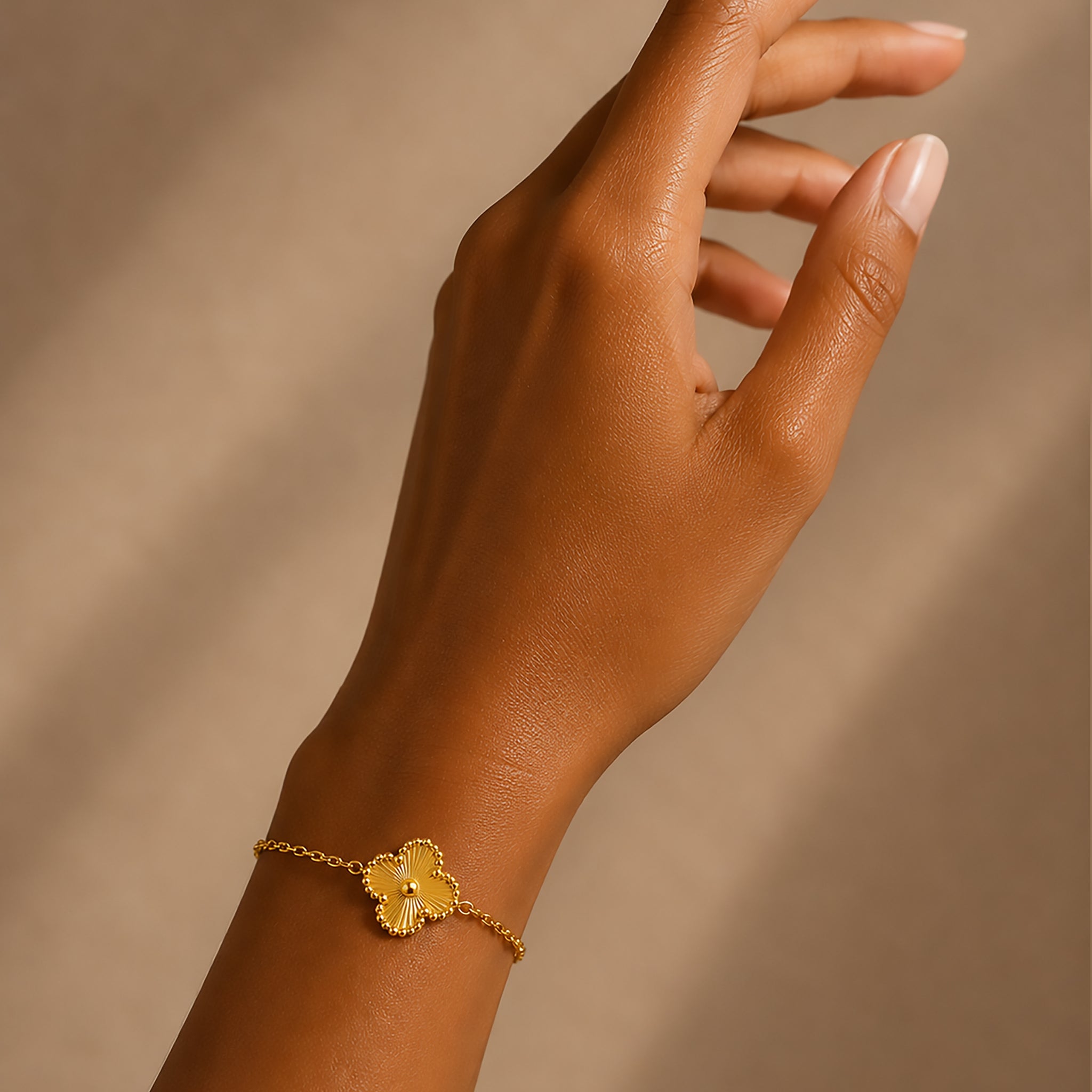 Golden Clover Bracelet