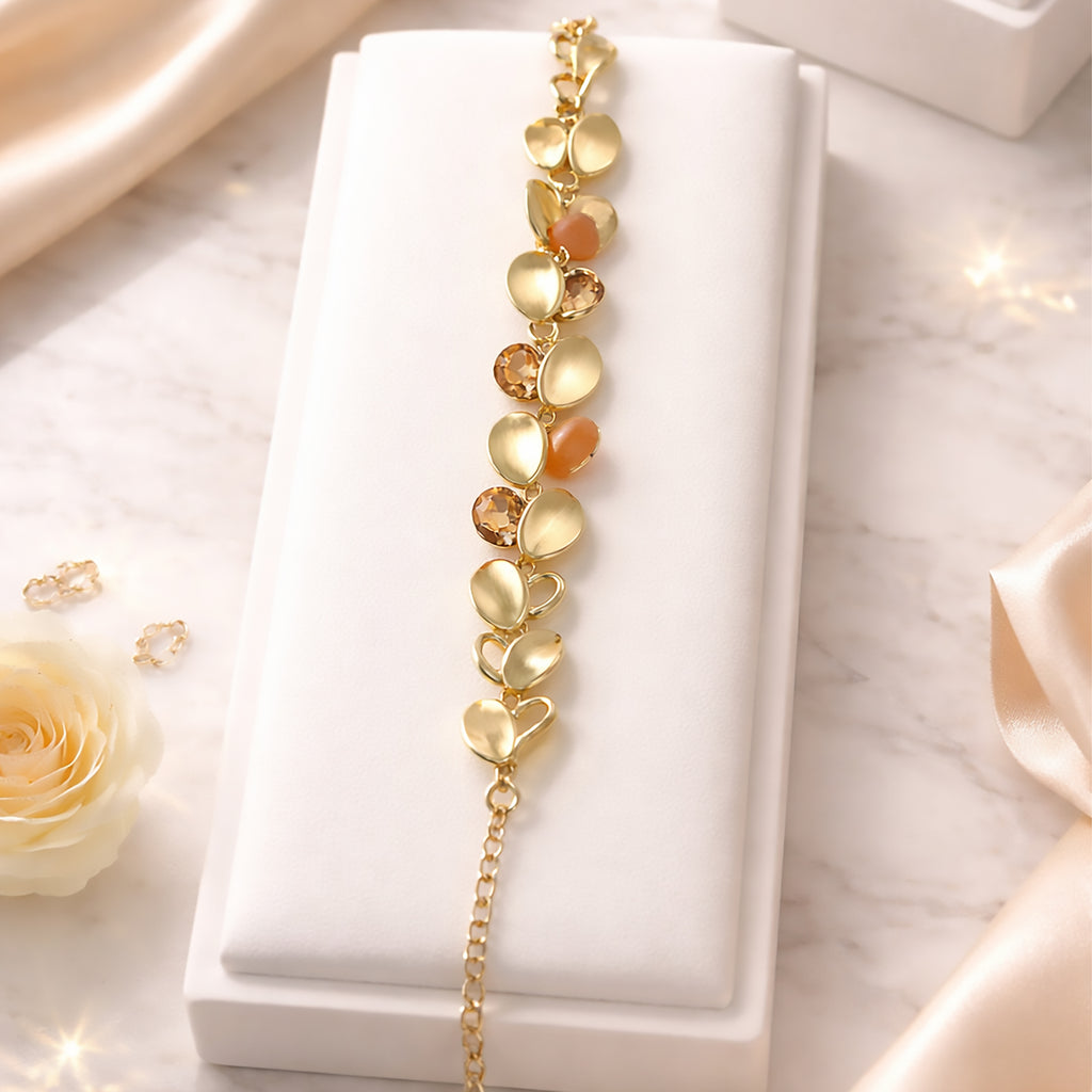 Golden Rhythm — Bracelet Bijou Sculptural