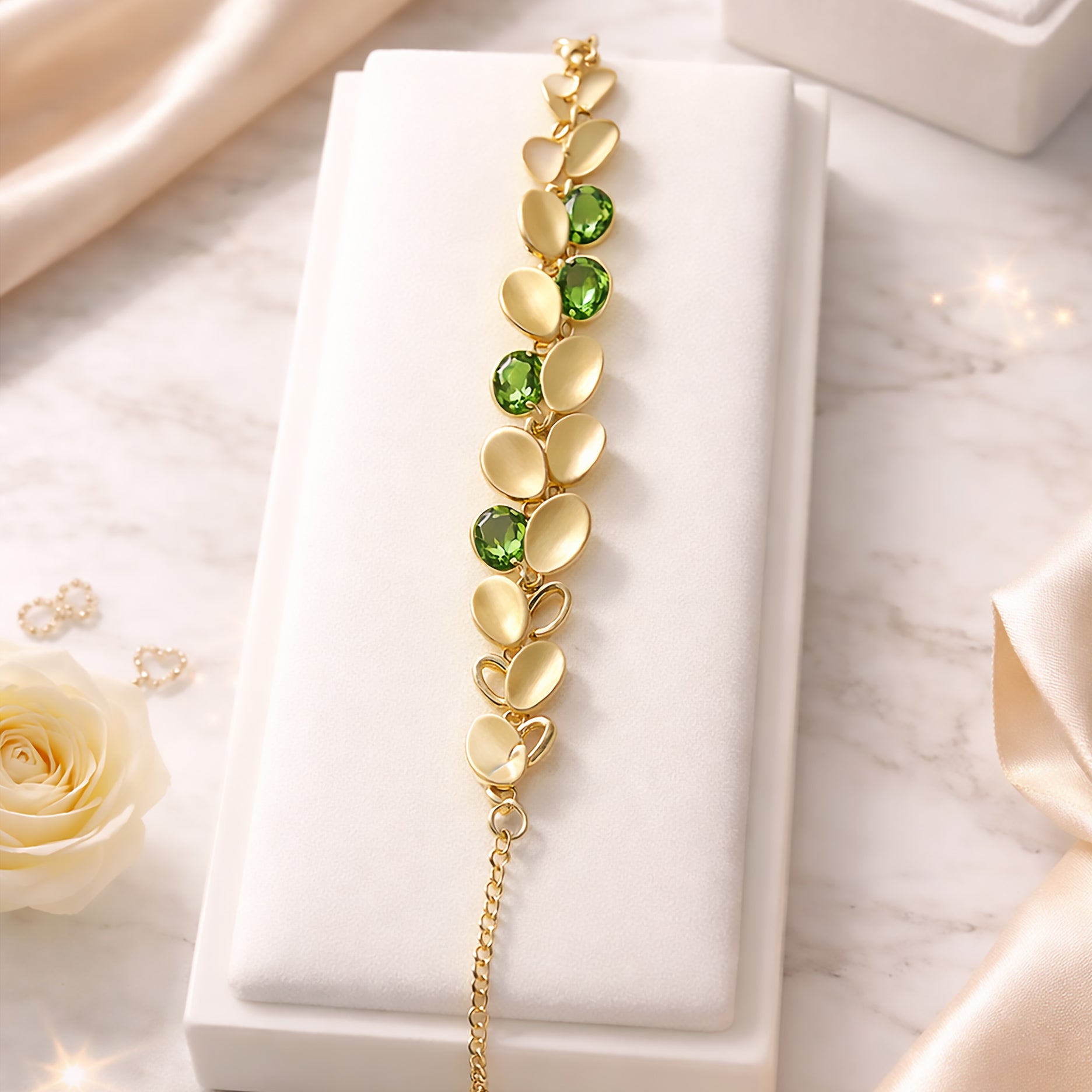 Golden Rhythm — Bracelet Bijou Sculptural