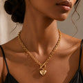 Heart Link Necklace