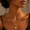Lock Charm Necklace