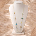 Sautoir Pierres Bleu & Vert