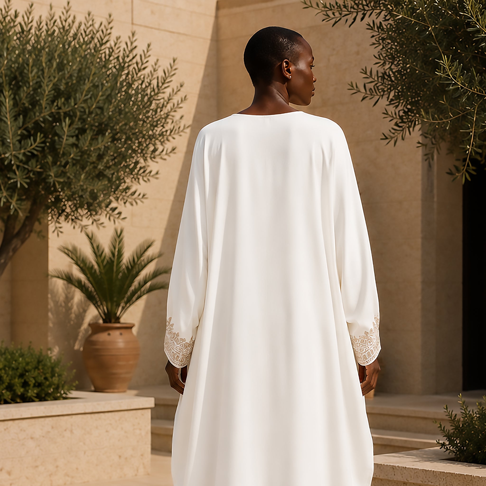 Ivory Grace Abaya