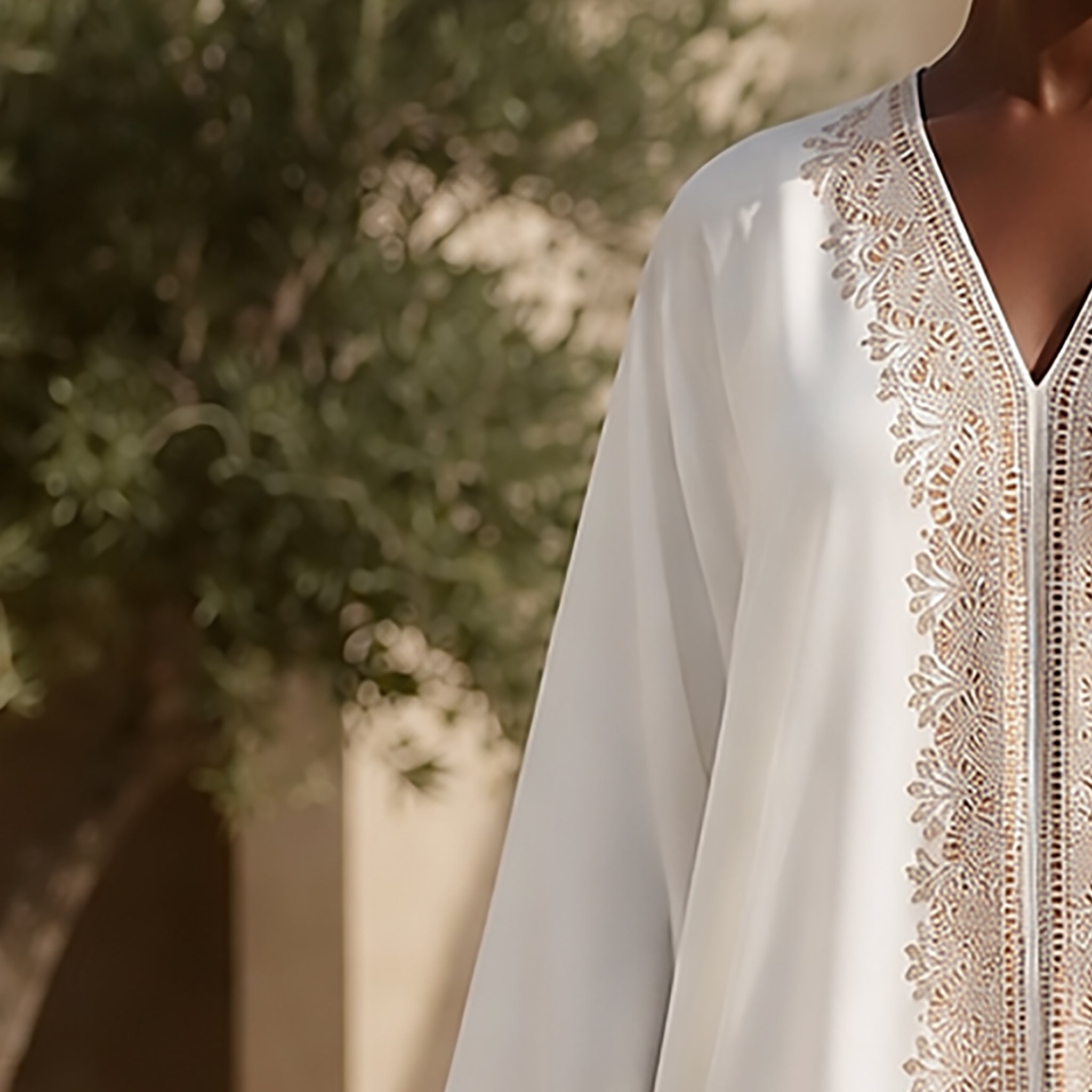 Ivory Grace Abaya