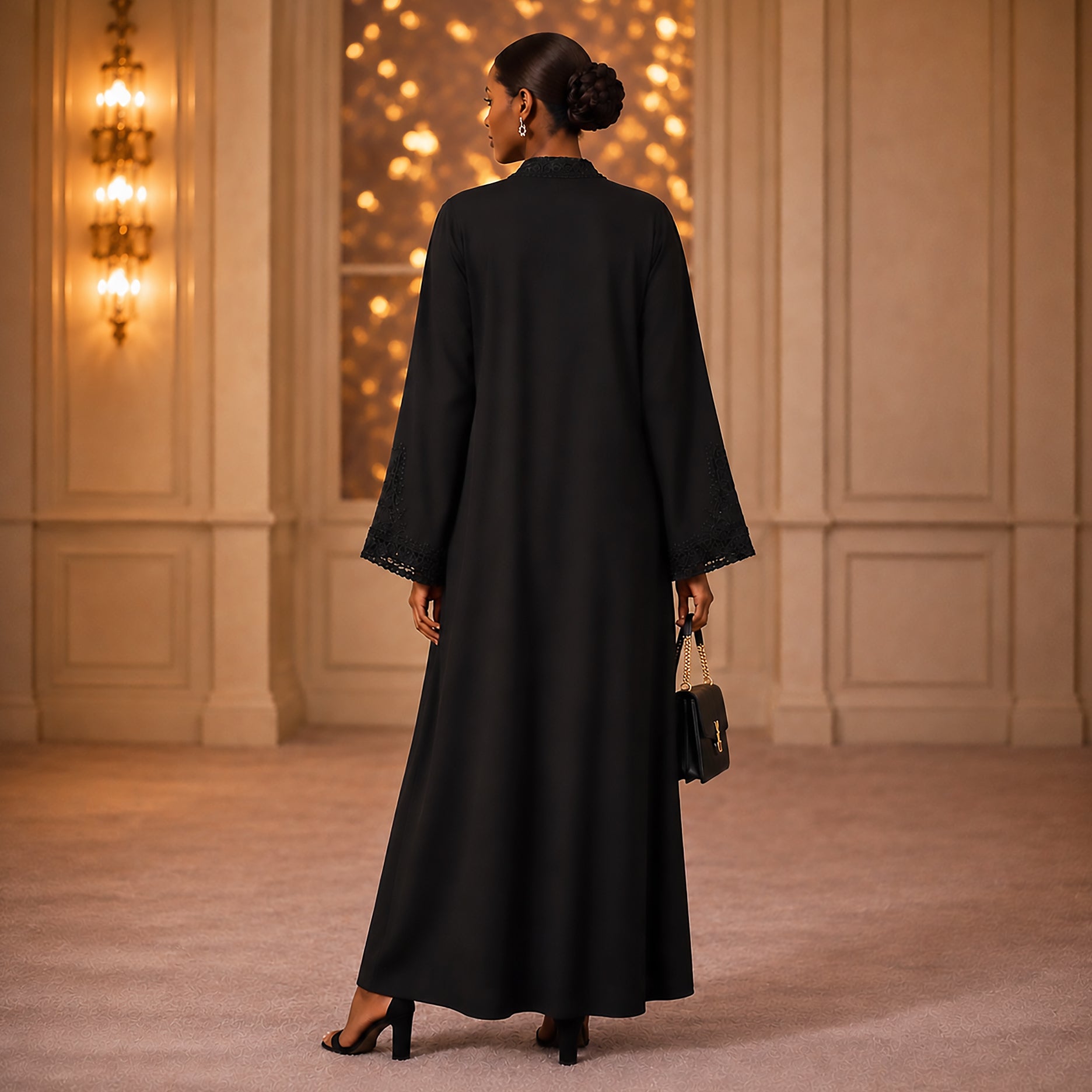 Midnight Elegance Abaya