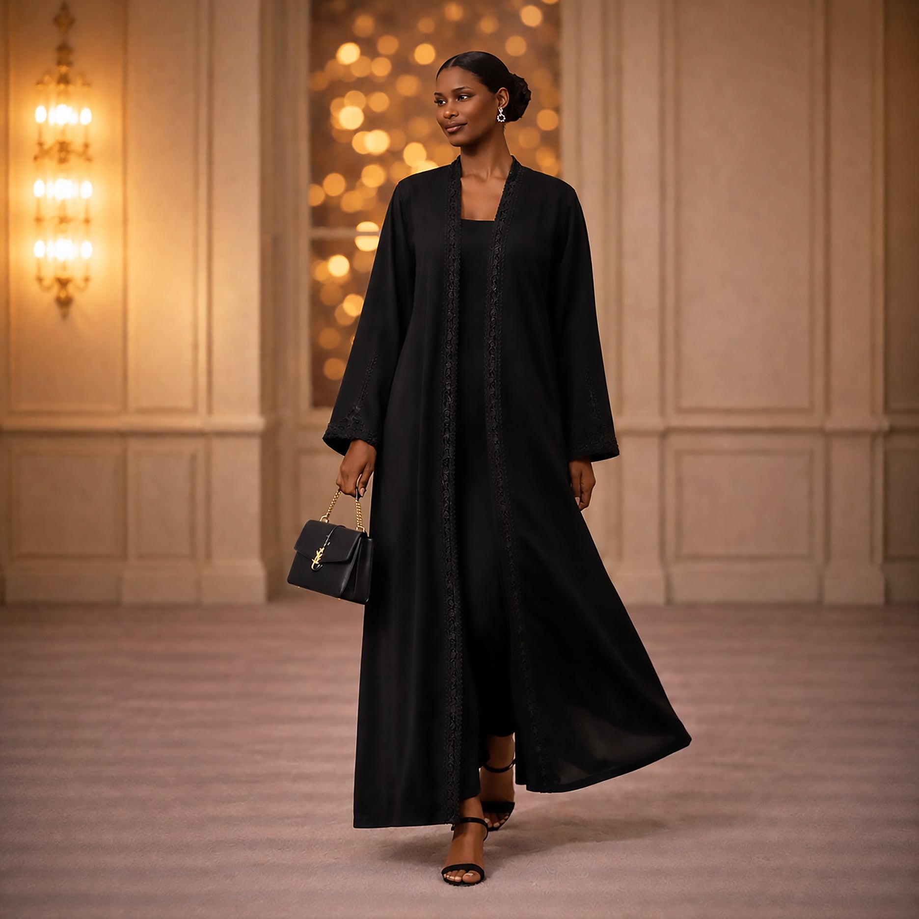 Midnight Elegance Abaya